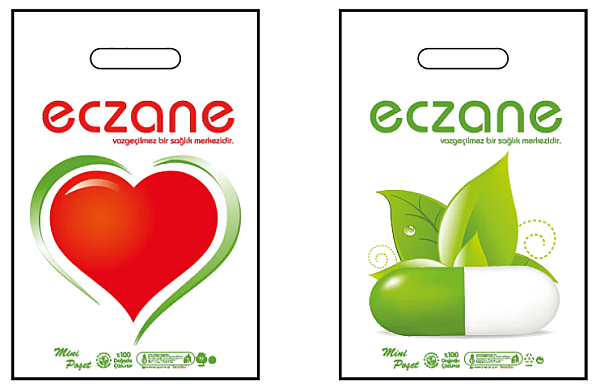 Eczane Poşeti 26x38cm 1 Koli / 3.000 Adet (8,30kg) - 2